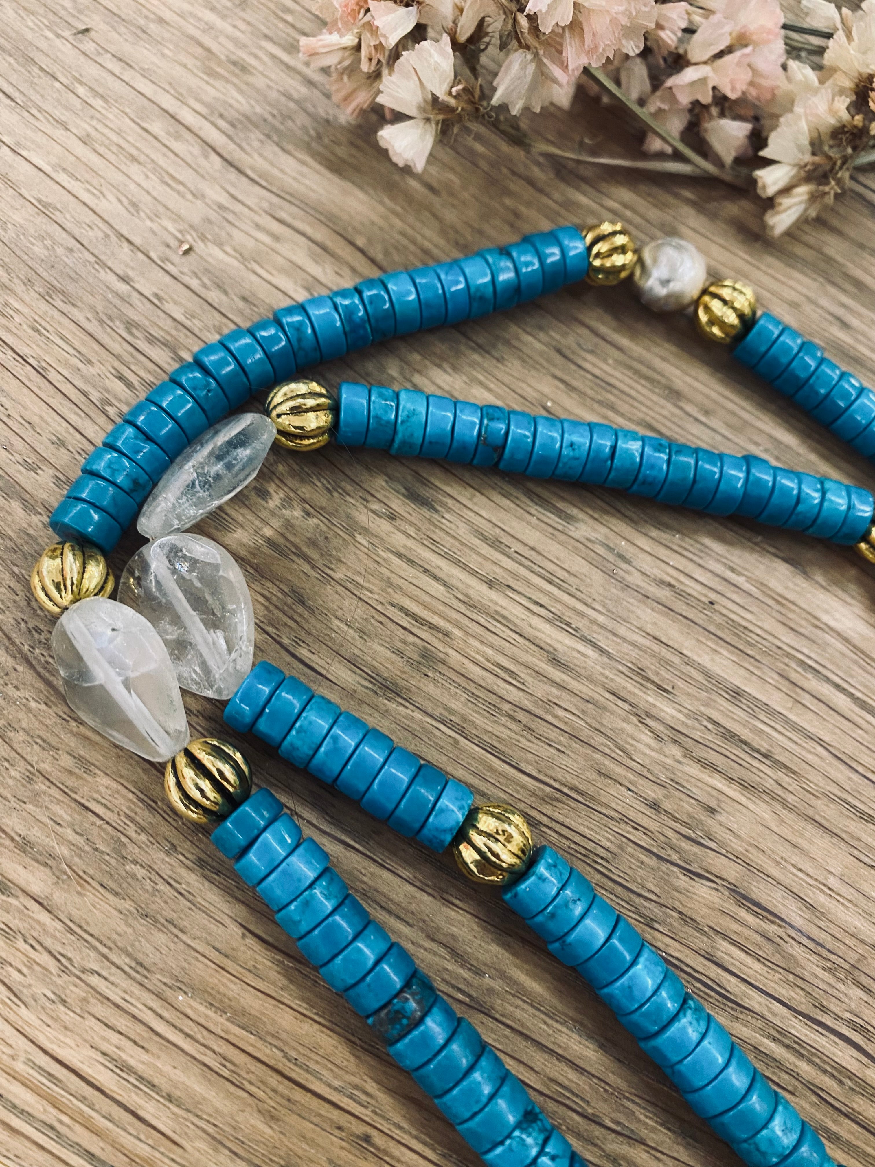 Lalupa Gipsy Necklace - Tourquoise Sky