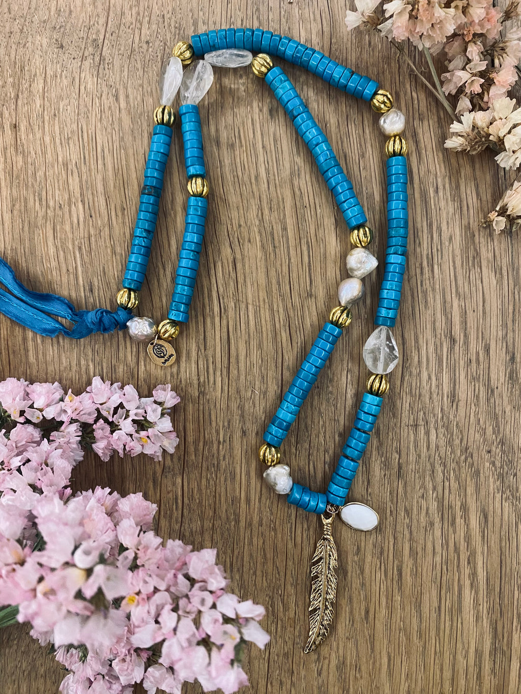 Lalupa Gipsy Necklace - Tourquoise Sky